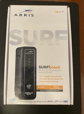 Arris SURFboard SBG10 AC1600 Kabelmodem & WLAN Router - US-Modell - NTSC/US