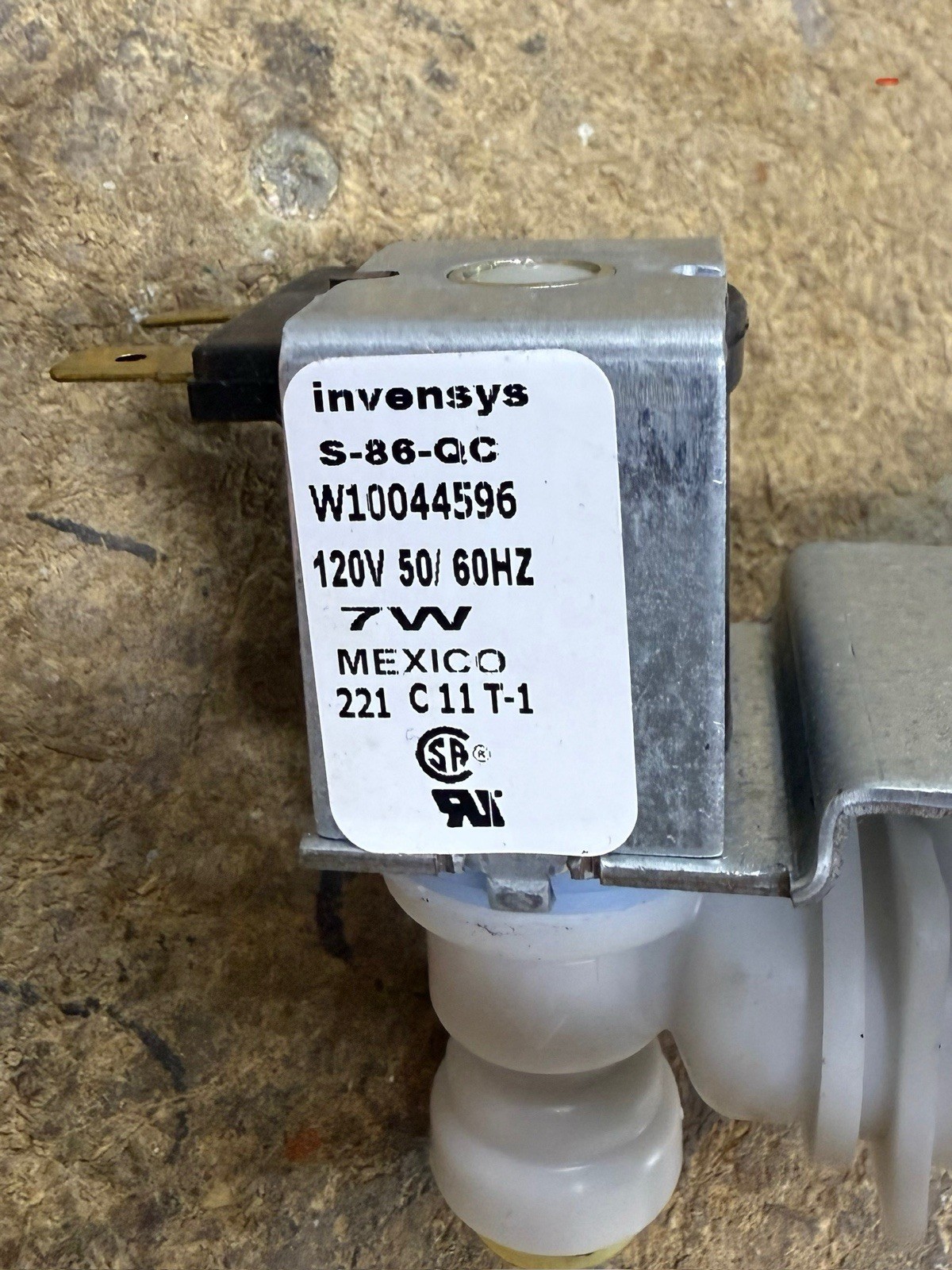 Maytag Whirlpool Kenmore Dryer Water Valve W10044596 WPW10044608