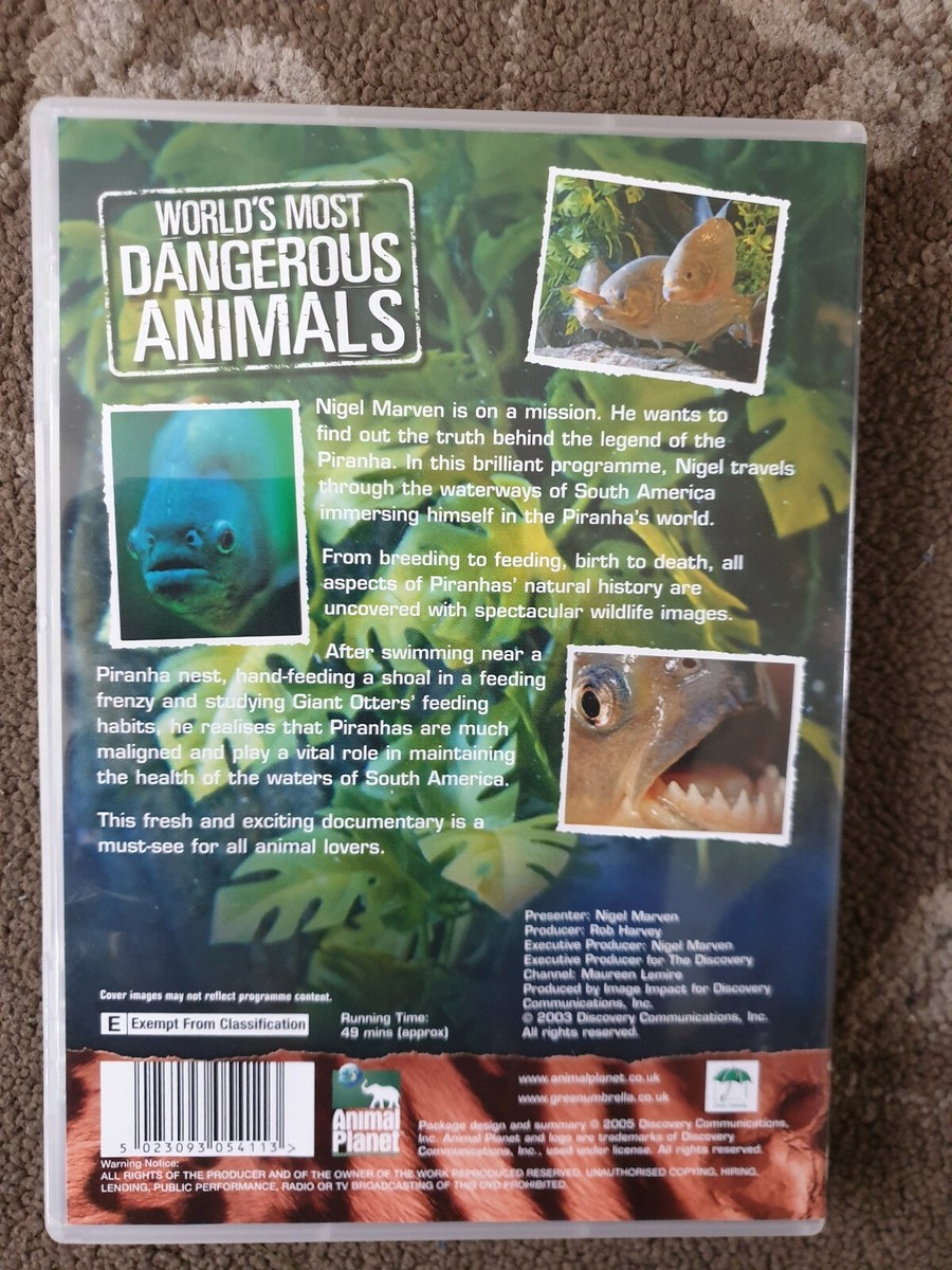 その他 Piranhas [DVD] WORLD'S MOST DANGEROUS ANIMALS PIRANHAS DVD ANIMAL PLANET