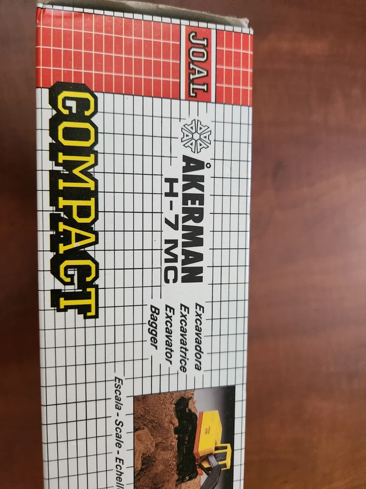 Joal Compact Ref. 232 Ackerman H7-MC 挖掘机 1: 50 比例压铸 全新带盒 — 第 2/3 张图片