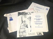 JOHN WOODEN AWARD-1995 OFFICIAL BALLOT- BROCHURE- MEDIA KIT (RARE ITEM!)