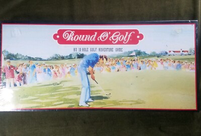 Round O' Golf An 18 Hole Golf Adventure Vintage 1990 Board Game