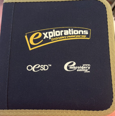 Explorations Embroidery Created Your Way Software Version 1.5 Five Cd Set & Case