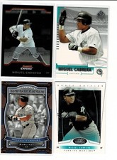 4 lot MIGUEL CABRERA 2004 Upper Deck Bowman Chrome SP Authentic Fleer Prospect