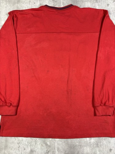 Vintage 90s New York Rangers Long Sleeve T Shirt Red NHL Hockey Mens size XL - Picture 10 of 11