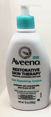 Aveeno Restorative Skin Therapy Oat Repairing Cream Body Lotion 12oz Old Formula