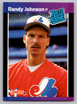 1989 DONRUSS #42 RANDY JOHNSON EXPOS ROOKIE