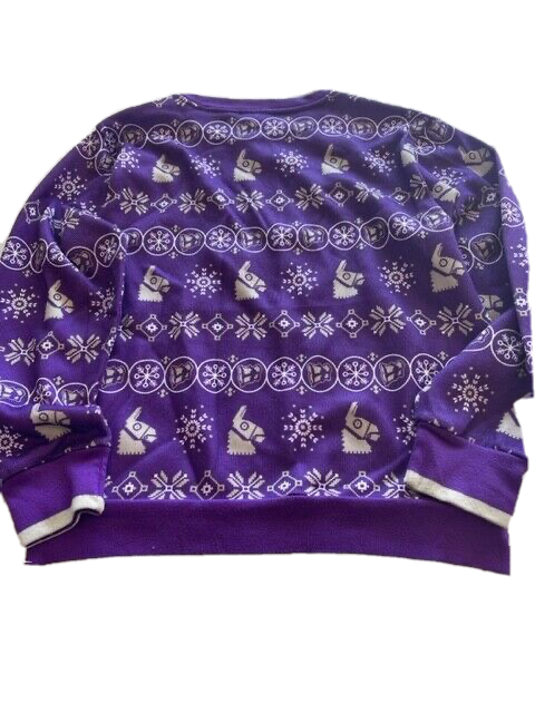 Fortnite Unisex Purple Loot Llama Ugly Christmas Sweater Size 10/12 | eBay
