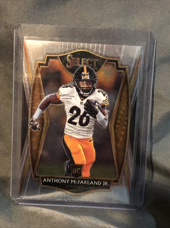 Anthony McFarland Jr Rookie Phenoms Silver Mem card + Select Base - Image 3 of 3