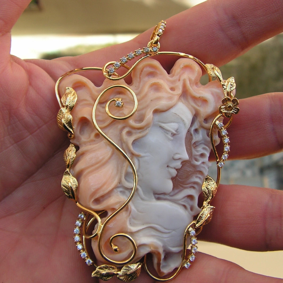 Lady luck pendant sale