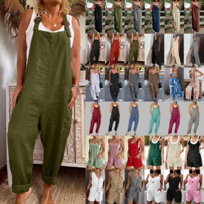 Womens Dungarees Plus Size Baggy Dungarees Uk UK Womens Dungarees