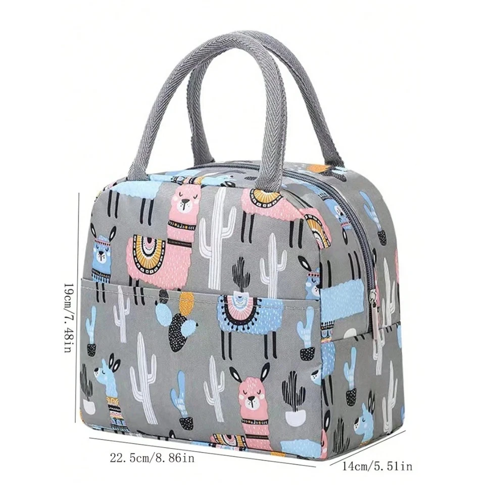 Большая водонепроницаемая дорожная сумка для туалетных принадлежностей с принтом альпака — организация макияжа и предметов первой необходимости - Изображение 3 из 4