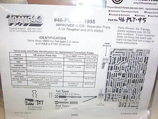 TransGo 4L60E New Valve Body Separator Plate 1995 Only Heavy Duty HD 46-PLT-95
