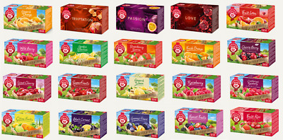 TEEKANNE FRUIT TEA - 20 TEA BAGS - HUGE CHOICE - NATURAL FRUIT CAFFEINE FREE