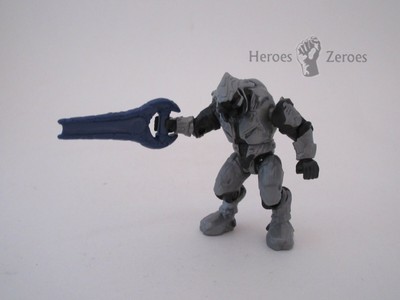 Halo Mega Bloks Covenant Silver Elite Combat with Solid Purple Energy Sword | eBay