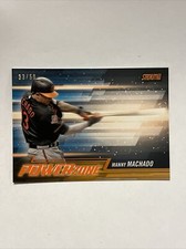 2018 TOPPS STADIUM CLUB MANNY MACHADO POWER ZONE ORANGE PZ-MM #/50