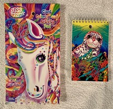 Lisa Frank Giant Coloring and Activity Pad Book Rainbow Majesty  Note Pad