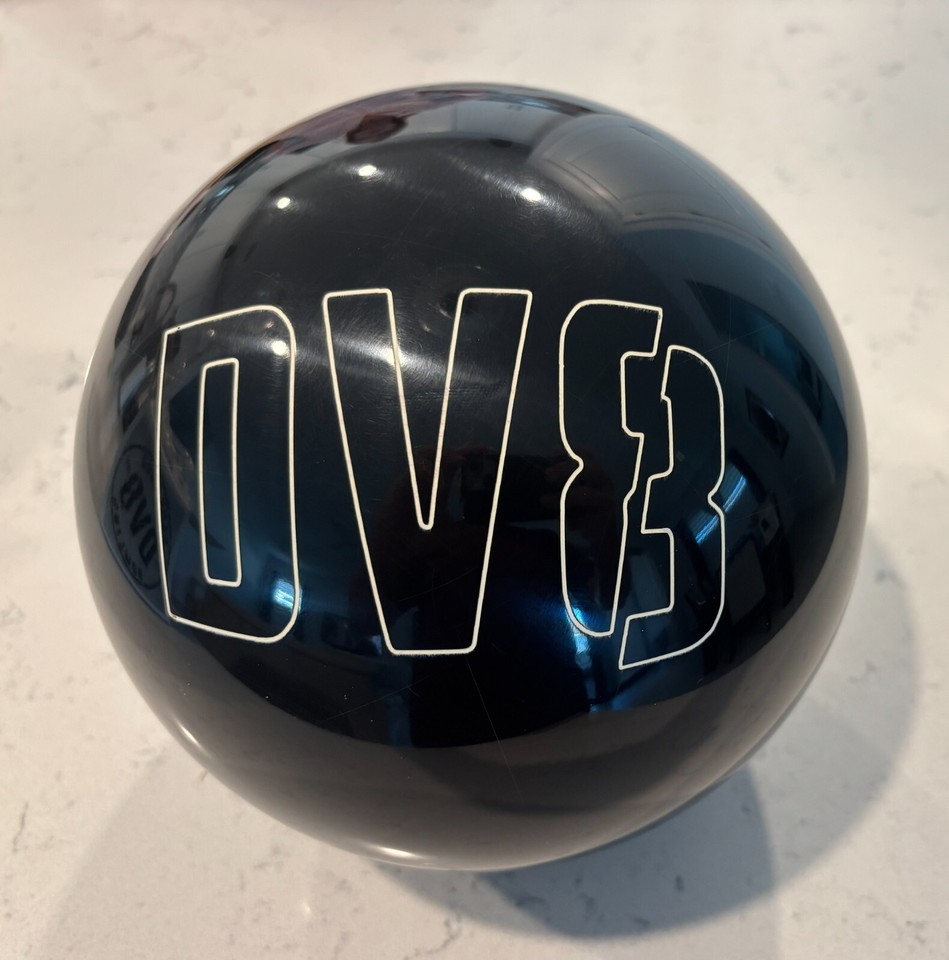Brunswick DV8 Bowling Ball, Black New in Box, 8 lbs., 1.1 oz Top Weight ...