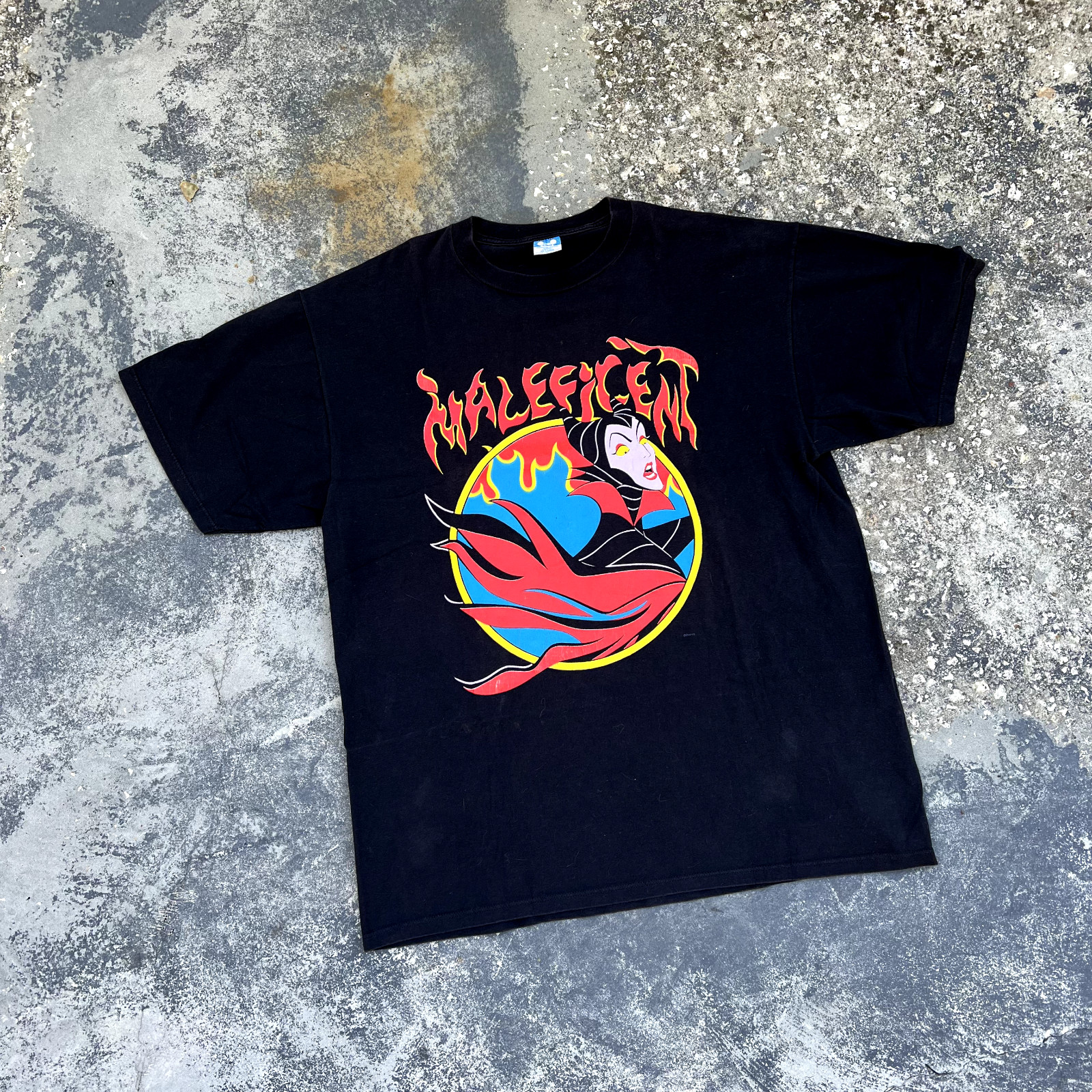 Vintage Disney Villains Maleficent Shirt Sleeping… - image 2