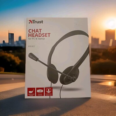 TRUST PRIMO Headset für PC und Laptop - On-Ear 3,5mm 
