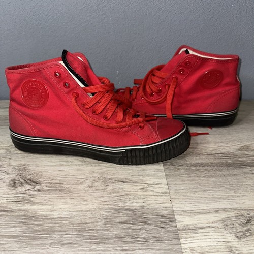 PF Flyers Posture Foundation M Size 10.5/W Size 12 Red Casual Athletic Sneakers