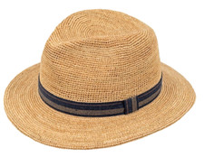 Hochwertiger Strohhut Traveller Raffia Croche...