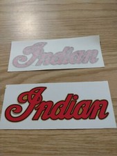 Vintage Old School Indian Vinyl Decals Can be Clear coated Set.