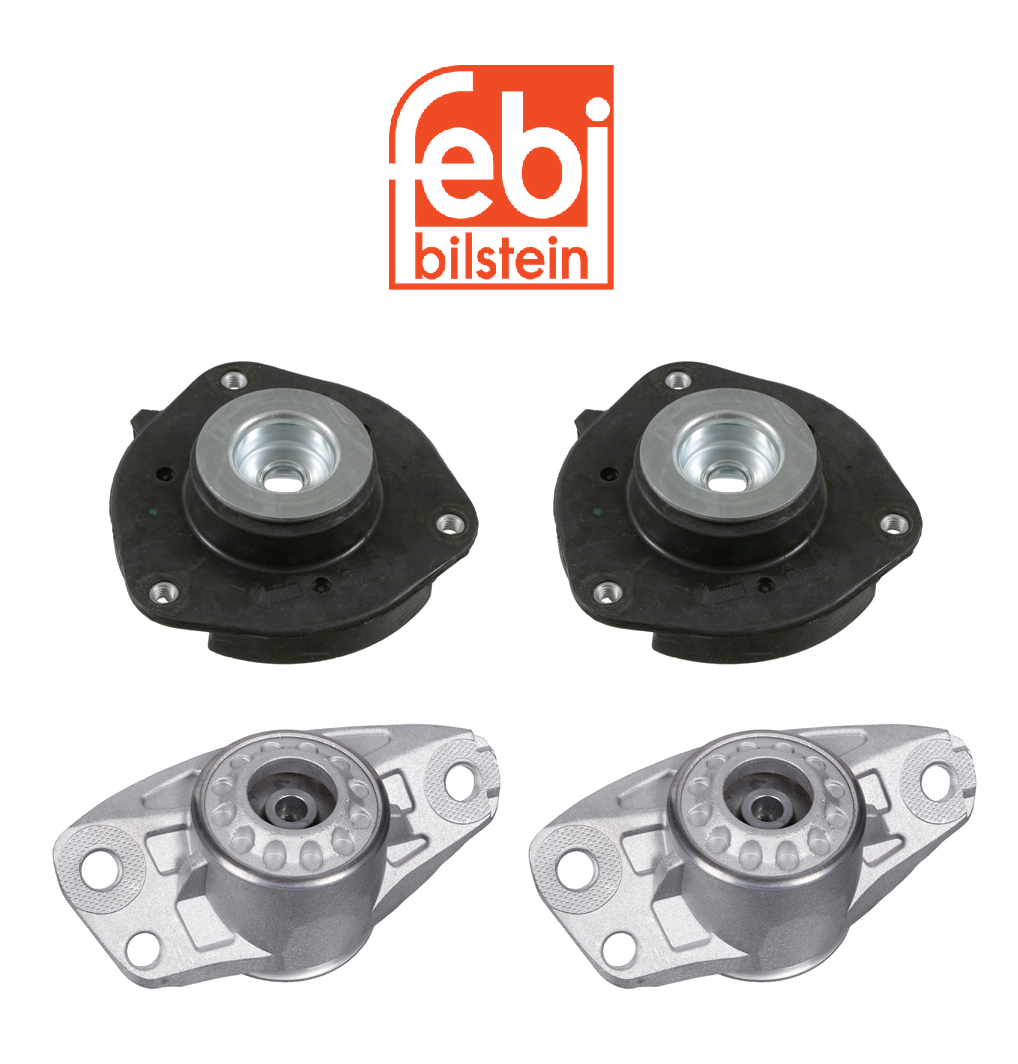 2xFront & 2xRear Upper Strut Mounts FEBI for AUDI TT Coupe TT Quattro