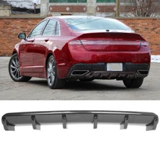 Rear Lip Bumper Diffuser Shark Fin Spoiler Kits Carbon Look For Lincoln MKZ MKS