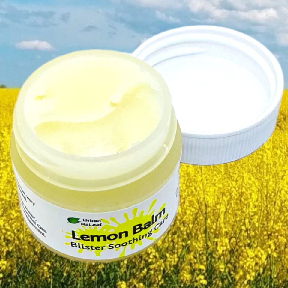 Bálsamo de limón Urban ReLeaf cuidado calmante, 1/4 oz. Herpes labial culebrilla viruela Foto 2 de 4