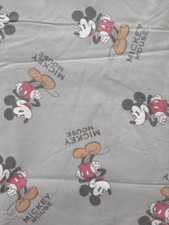 Disney classic mickey fun fabric scrap 10.5 by 7 inch
