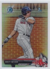 Brett Netzer REFRACTOR 2017 Bowman Chrome Draft  RC #BDC-31 Red Sox 