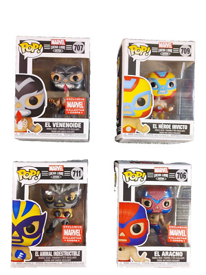 Funko Pop Marvel Collector Corps Lucha Libre Edition Wrestling 706 707 709 711