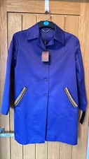Etro Milano Purple Jacket Coat New (tags) Rrp £1120 Size 42 (roughly Size 14 Uk)