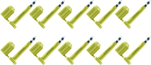 50PCS Bolt Seal Shipping Seal for Cargo Containers and Truck Trailers Yellow - Picture 5 of 6