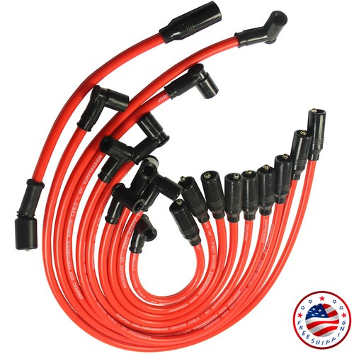 10.5mm Performance Spark Plug Wires Set Fits Chevy GM LT1 LT4 4.3L 5.7L 1992-97 - Picture 3 of 7