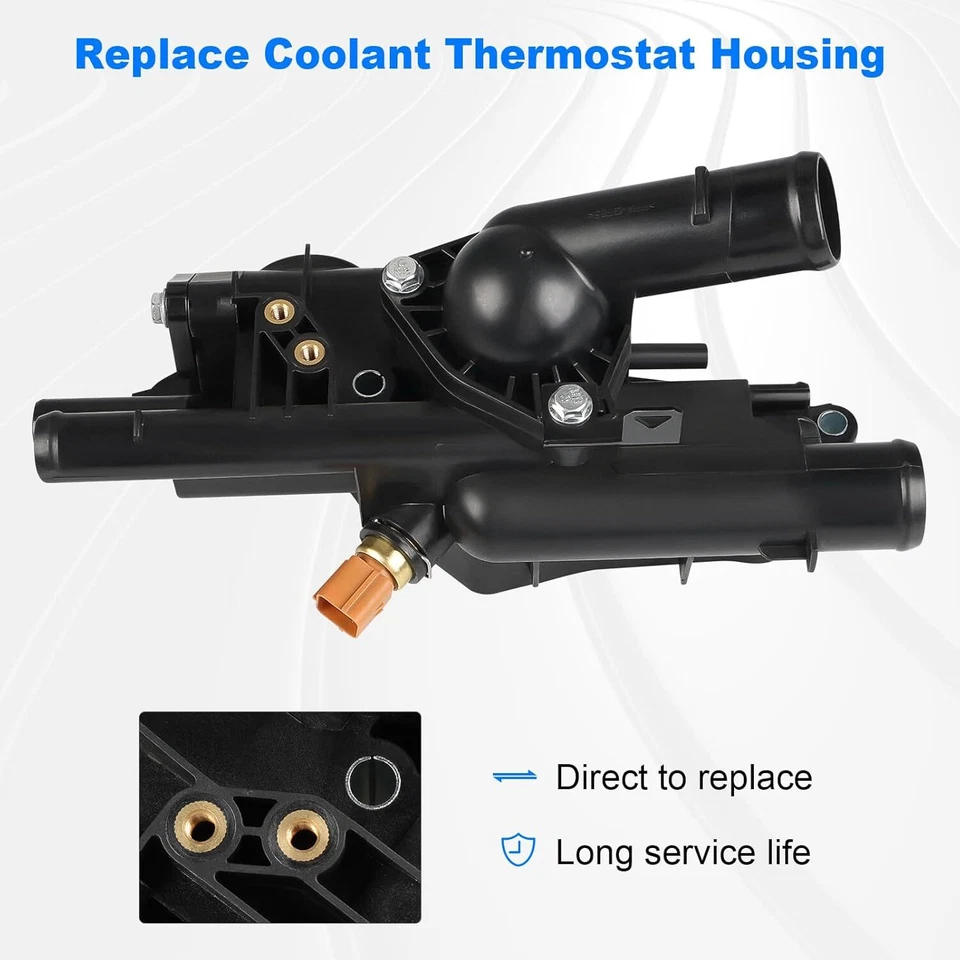 Carcasa termostato para Hyundai Sonata Kia Optima Rondo 2008 2009 2010 256002G600 Foto 4 de 4