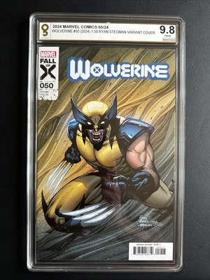 WOLVERINE #50 1:50 RYAN STEGMAN VARIANTE NUR BEWERTET 9,8 NM/M