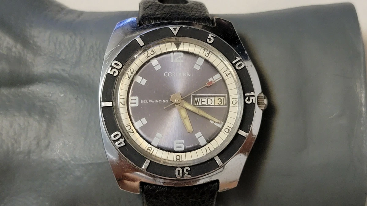 Vintage Cordura Sea Gull Stainless Steel Automatic Men s Diver