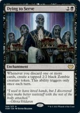 DYING TO SERVE X 1 N/M INNISTRAD CRIMSON VOW MAGIC THE GATHERING
