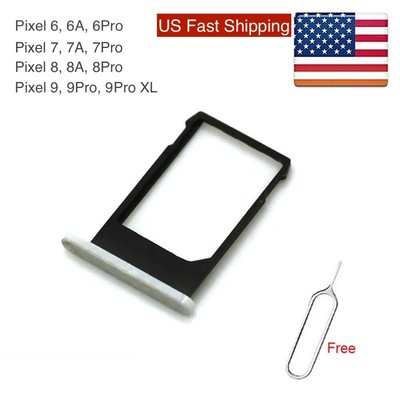 OEM SIM Card Tray slot For Google Pixel 6 / 7 / 8 / 9 series + Free PIN