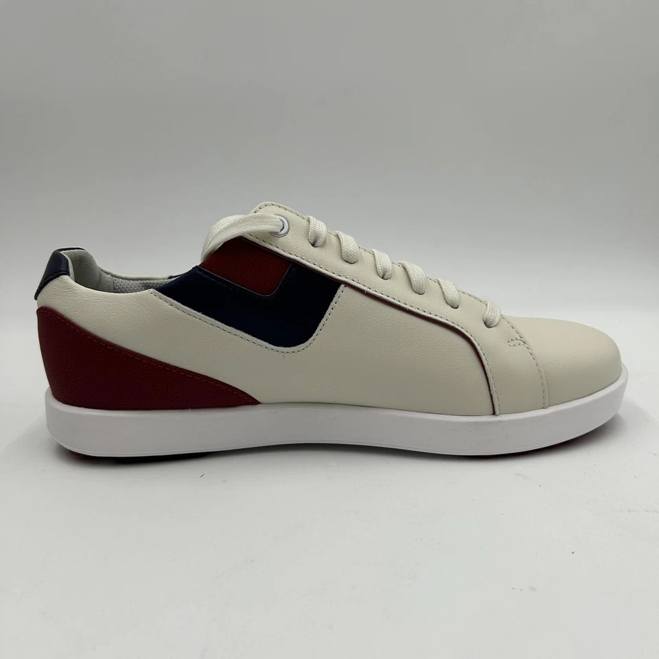 Zapatos de golf FootJoy para mujer FJ Links, talla 9,5 M, hueso/borgoña Foto 3 de 4