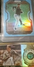 (2) Blake Snell Baseball Cards Padres Dodgers 