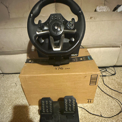 HORI Racing Wheel Overdrive for Xbox One Wired USB Racing Wheel w/ Pedals