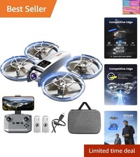 Drone with Camera - RC Quadcopter for Kids & Adults Beginners, with One Key T...