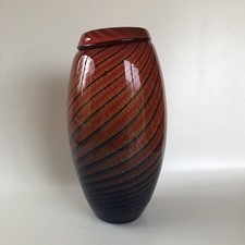 Vase Fadenglas Unikat 23 cm hoch