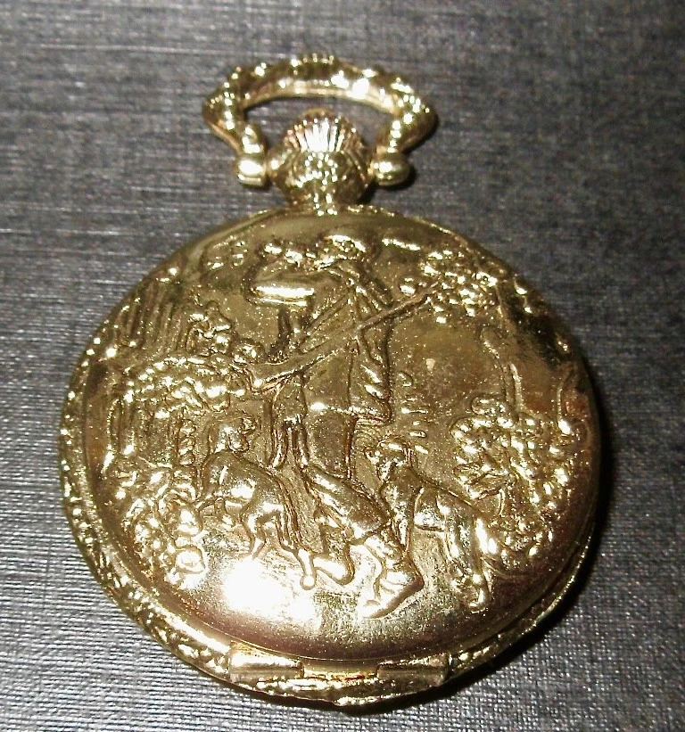 Taschenuhr mechanisch Klappdeckeluhr Jagd -Motiv 17 Jewels  -828- - Bild 2 von 4