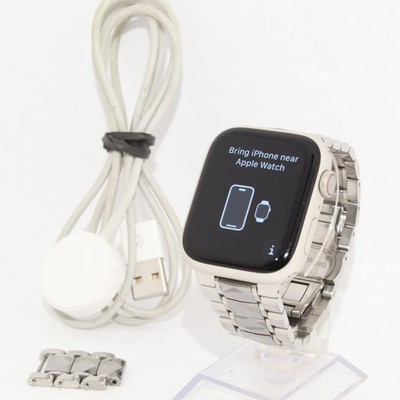 Apple Watch Series 8 45mm Aluminum GPS Cellular Starlight Smartwatch