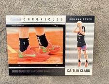 Panini WNBA Caitlin Clark Chronicled #77 Indiana Fever 2025 Shoe Game