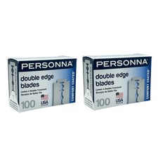 PERSONNA Barber Comfort Coated Double Edge Razor Blades BP9020 2 Pack